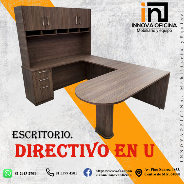ESCRITORIO DIRECTIVO EN U