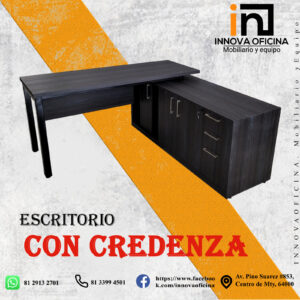 ESCRITORIO CON CREDENZA
