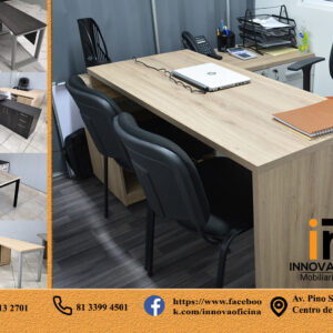 ESCRITORIO CON CREDENZA