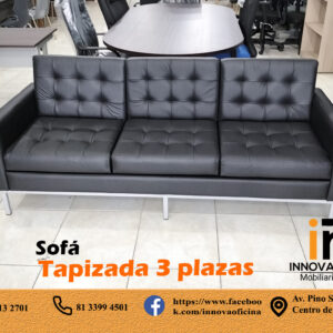 SOFÁ TAPIZADA 3 PLAZAS