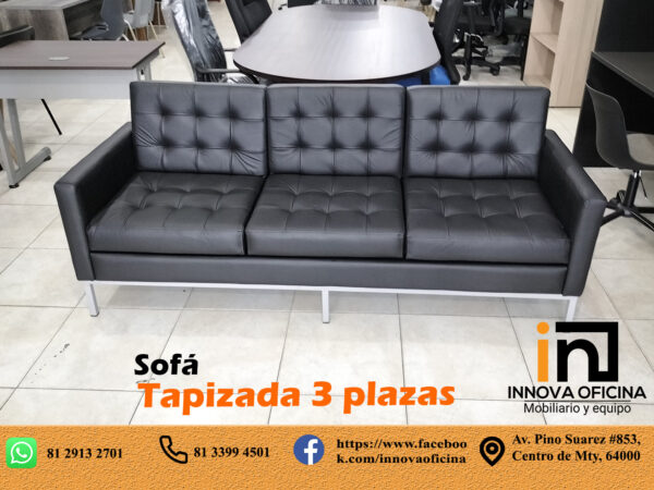 SOFÁ TAPIZADA 3 PLAZAS